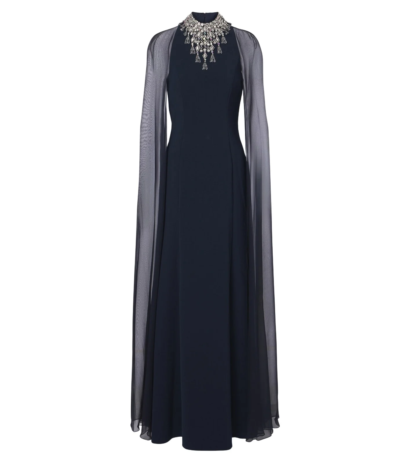 Kalypto crystal-embellished gown