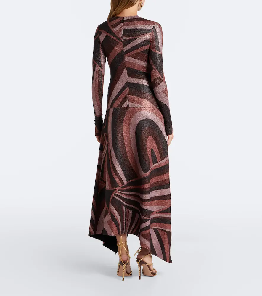 PUCCI Iride Lurex jersey midi dress | Thumbnail 3