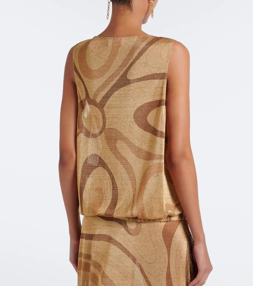 PUCCI Marmo Lurex voile top | Thumbnail 2