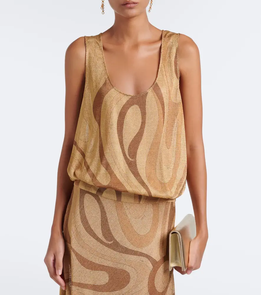 PUCCI Marmo Lurex voile top | Thumbnail 5