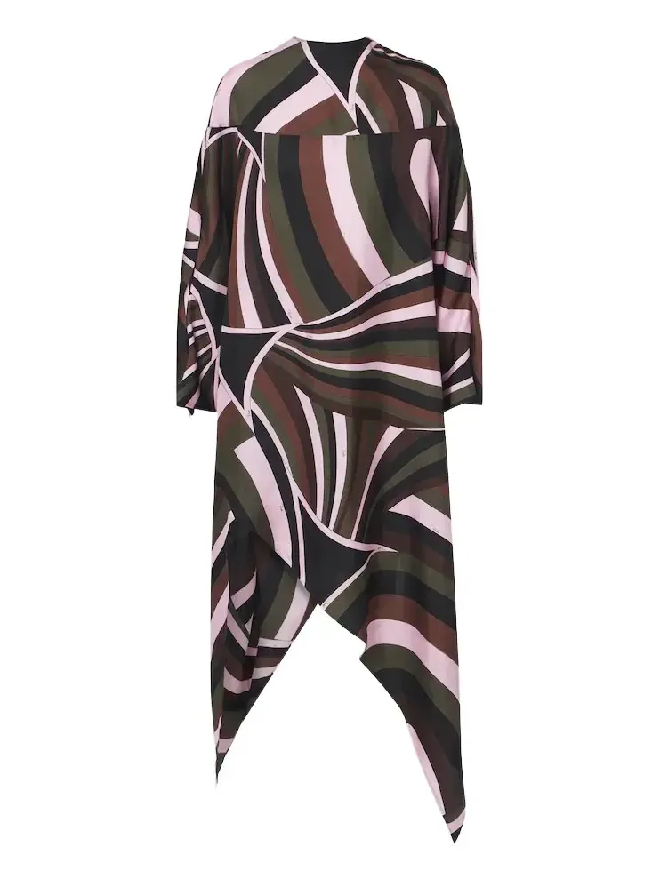 PUCCI Iride crêpe de chine silk kaftan
