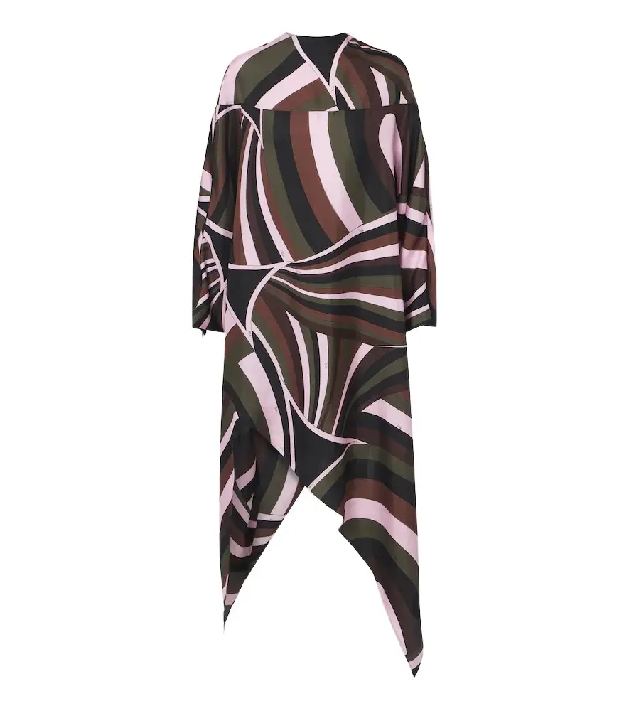 PUCCI Iride crêpe de chine silk kaftan