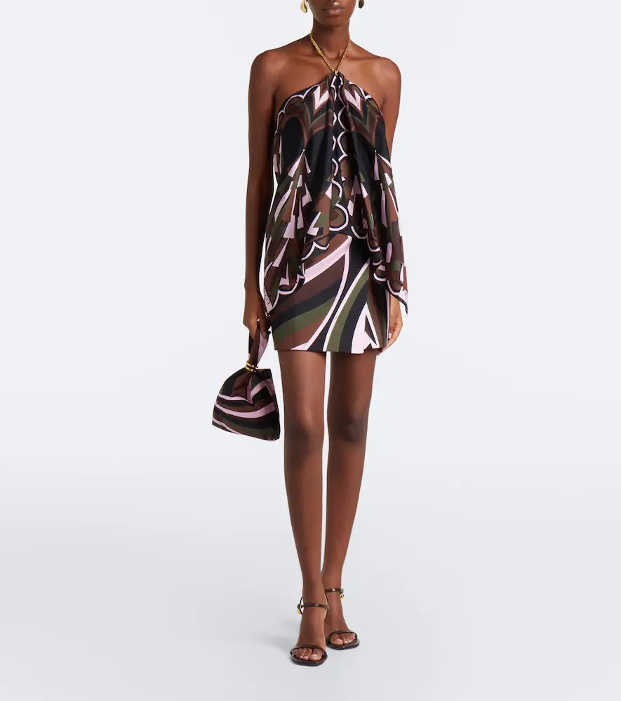 PUCCI Iride silk twill wrap skirt | Thumbnail 3 PUCCI Iride silk twill wrap skirt | Thumbnail 3