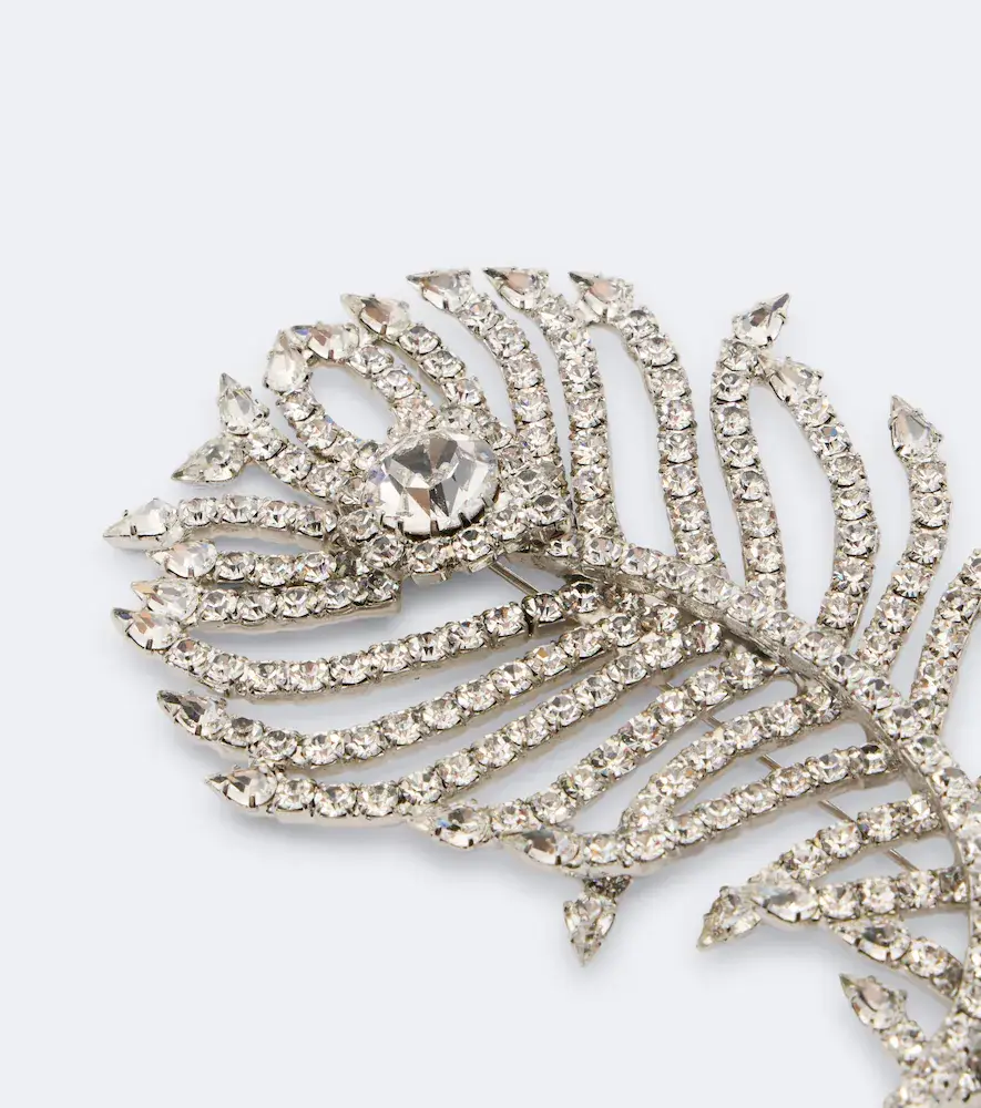 Jennifer Behr Pluma embellished brooch | Thumbnail 2 Jennifer Behr Pluma embellished brooch | Thumbnail 2