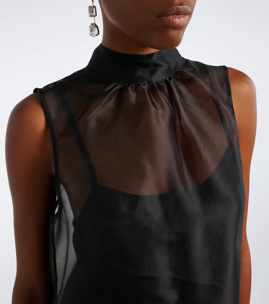 Staud Albee feather-trimmed silk minidress | Thumbnail 3 Staud Albee feather-trimmed silk minidress | Thumbnail 3