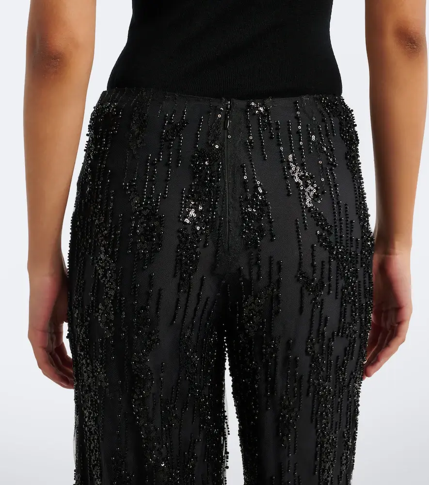 Staud Jayden embellished wide-leg pants | Thumbnail 4