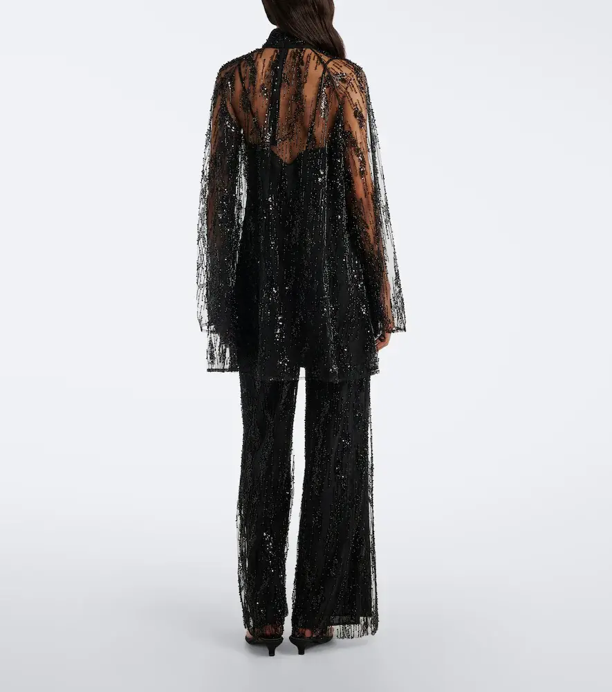 Staud Jayden embellished wide-leg pants | Thumbnail 6