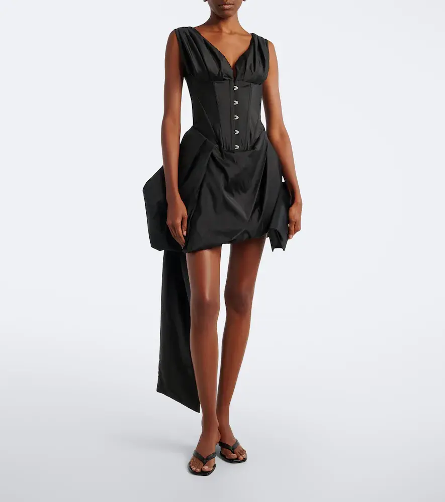 Staud Fabianne silk corset dress | Thumbnail 2 Staud Fabianne silk corset dress | Thumbnail 2