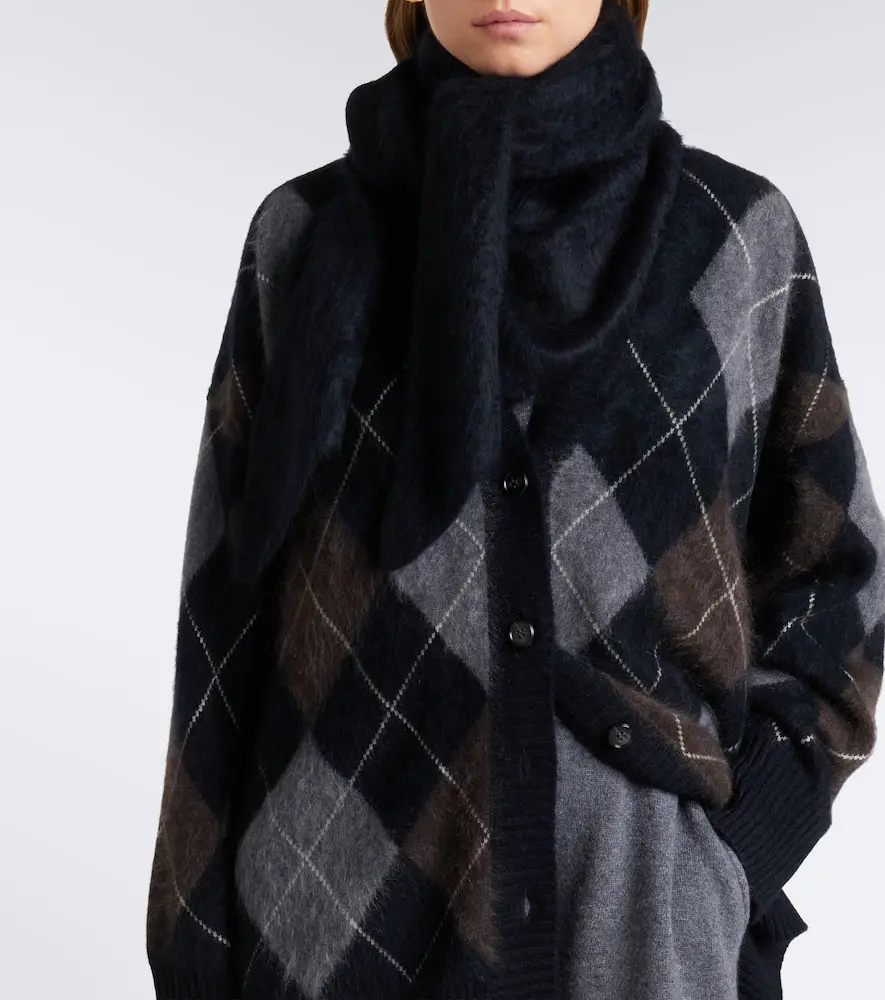 Lisa Yang Brushed cashmere scarf | Thumbnail 5 Lisa Yang Brushed cashmere scarf | Thumbnail 5