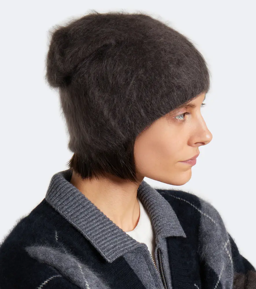Lisa Yang Brushed cashmere beanie | Thumbnail 4 Lisa Yang Brushed cashmere beanie | Thumbnail 4