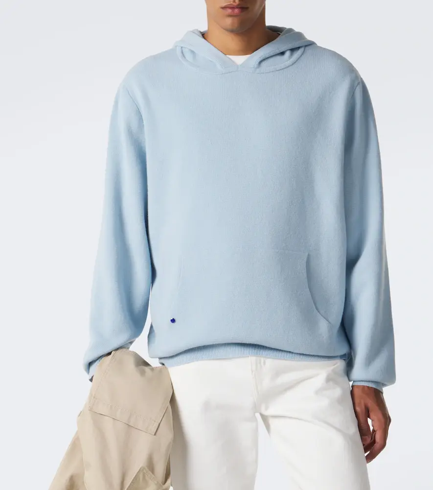 God’s True Cashmere Cashmere hoodie with lapis lazuli | Thumbnail 5 God’s True Cashmere Cashmere hoodie with lapis lazuli | Thumbnail 5
