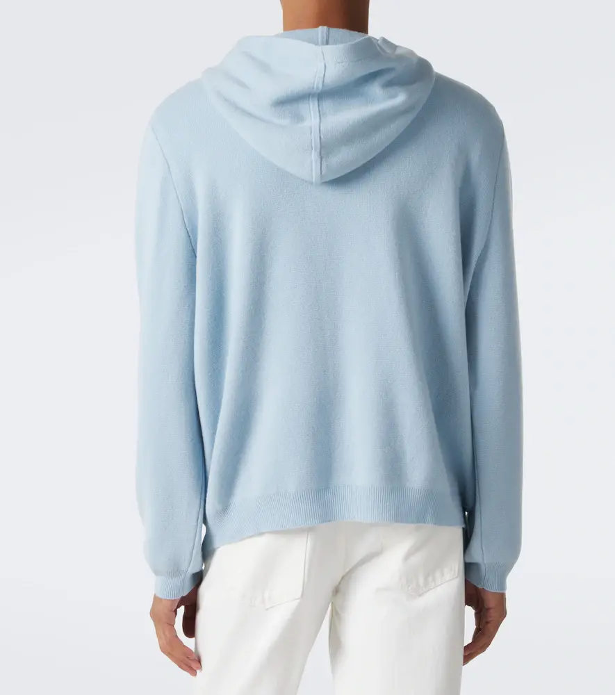 God’s True Cashmere Cashmere hoodie with lapis lazuli | Thumbnail 7 God’s True Cashmere Cashmere hoodie with lapis lazuli | Thumbnail 7