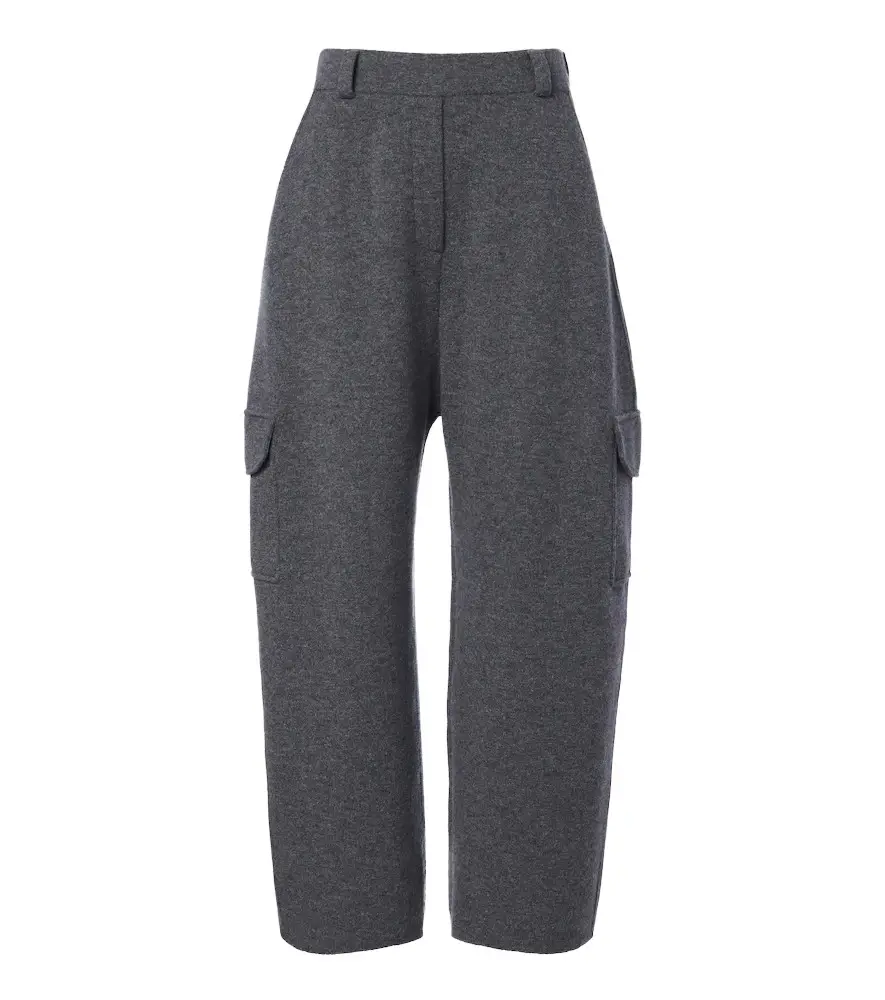 Lisa Yang Azaria cashmere barrel-leg pants