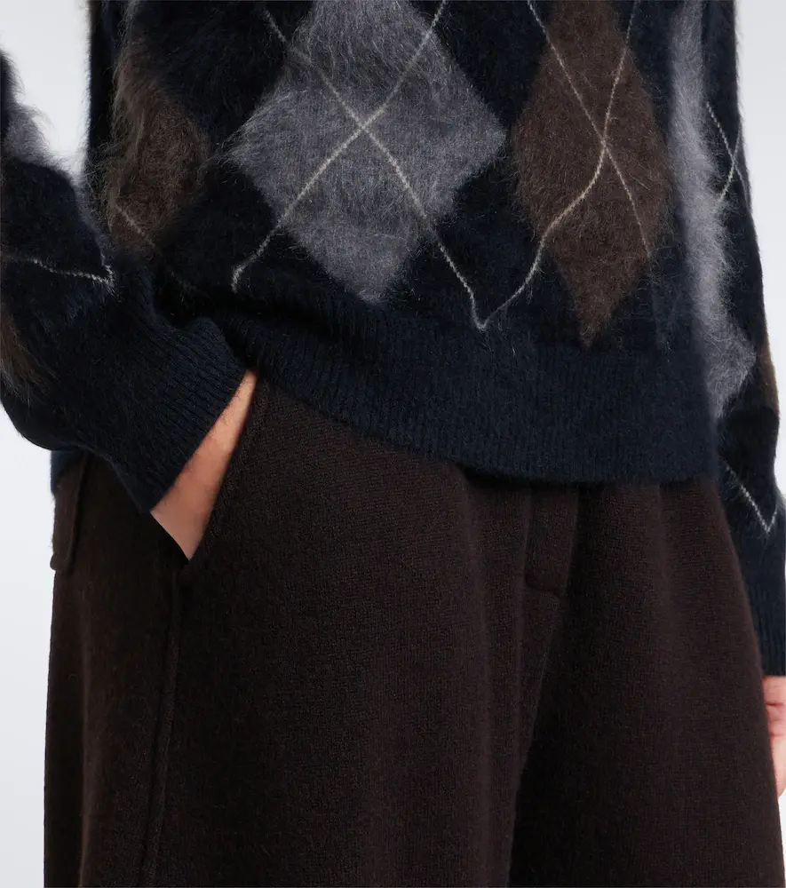 Lisa Yang Margy argyle cashmere sweater | Thumbnail 2