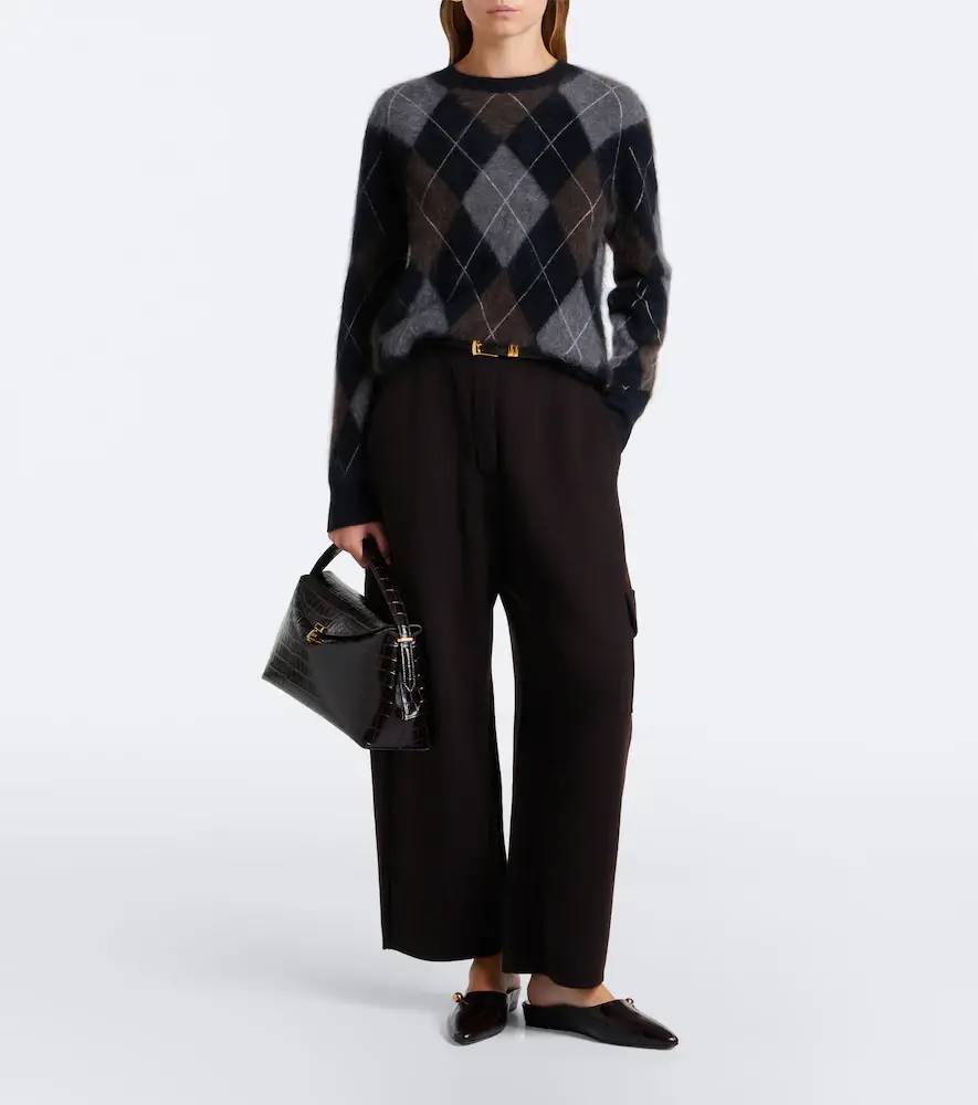 Lisa Yang Margy argyle cashmere sweater | Thumbnail 5