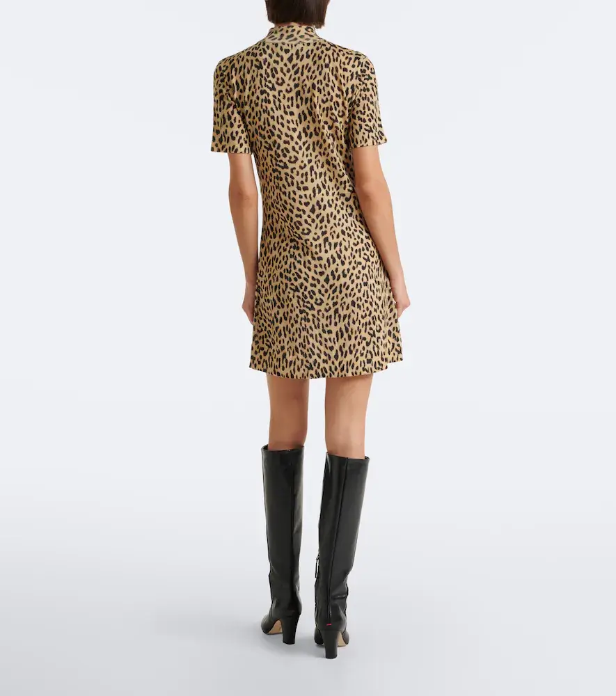 Rixo Kylie leopard-print wool sweater dress | Thumbnail 4 Rixo Kylie leopard-print wool sweater dress | Thumbnail 4