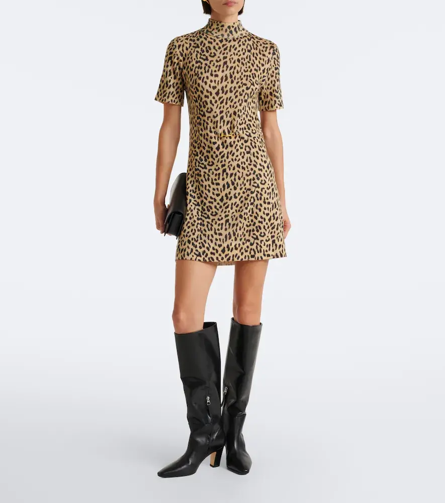 Rixo Kylie leopard-print wool sweater dress | Thumbnail 5 Rixo Kylie leopard-print wool sweater dress | Thumbnail 5