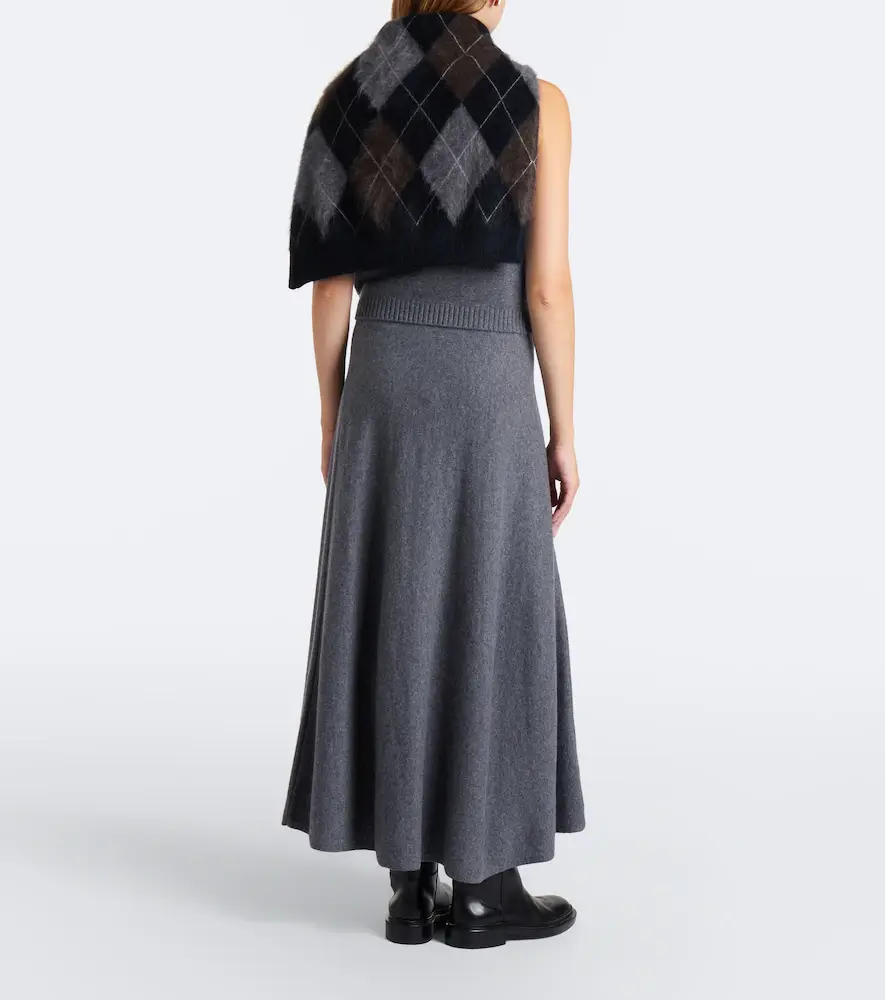 Lisa Yang Torie cashmere midi skirt | Thumbnail 6 Lisa Yang Torie cashmere midi skirt | Thumbnail 6