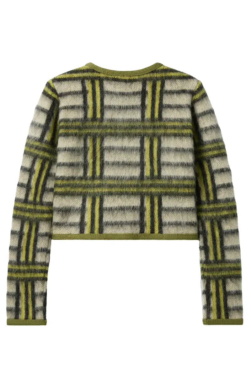 La DoubleJ Check Cardigan | Thumbnail 3