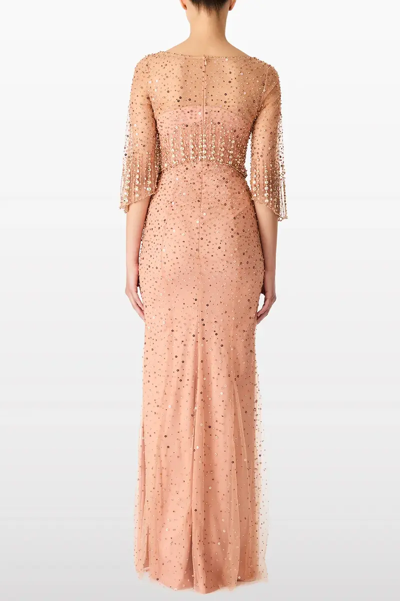Jenny Packham Kiya Beaded Crystal Gown | Thumbnail 5 Jenny Packham Kiya Beaded Crystal Gown | Thumbnail 5