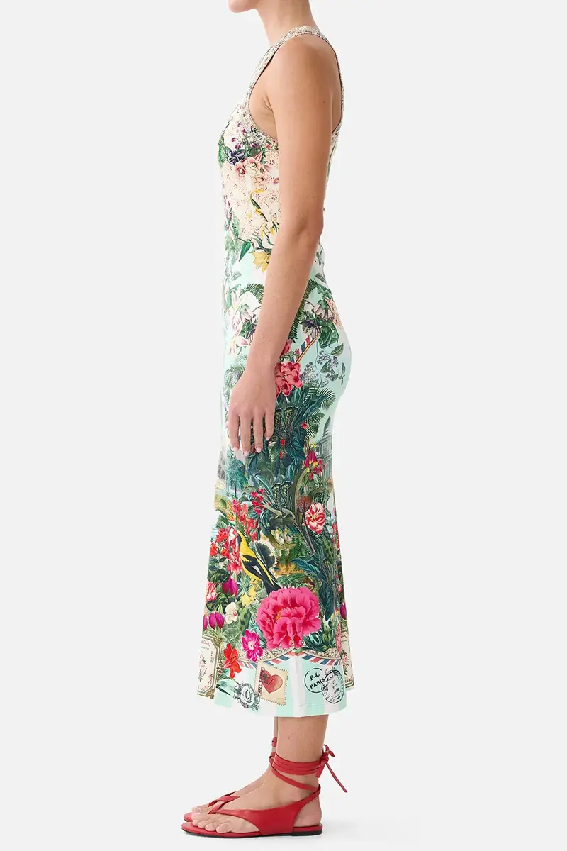 Camilla Jersey Tank Midi Dress | Thumbnail 3
