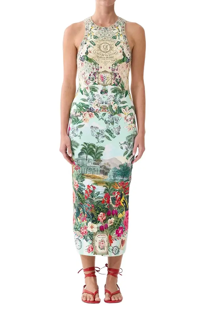 Jersey Tank Midi Dress