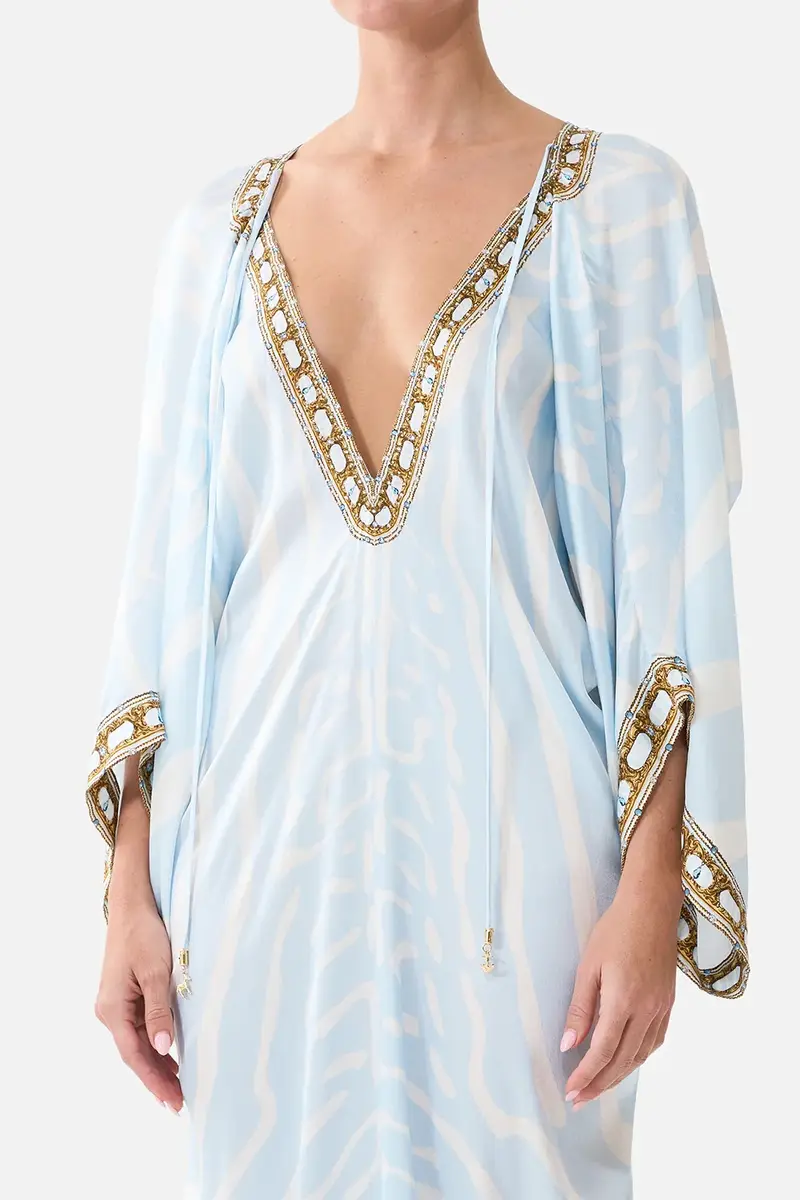 Camilla Draped Kaftan Maxi Dress | Thumbnail 2