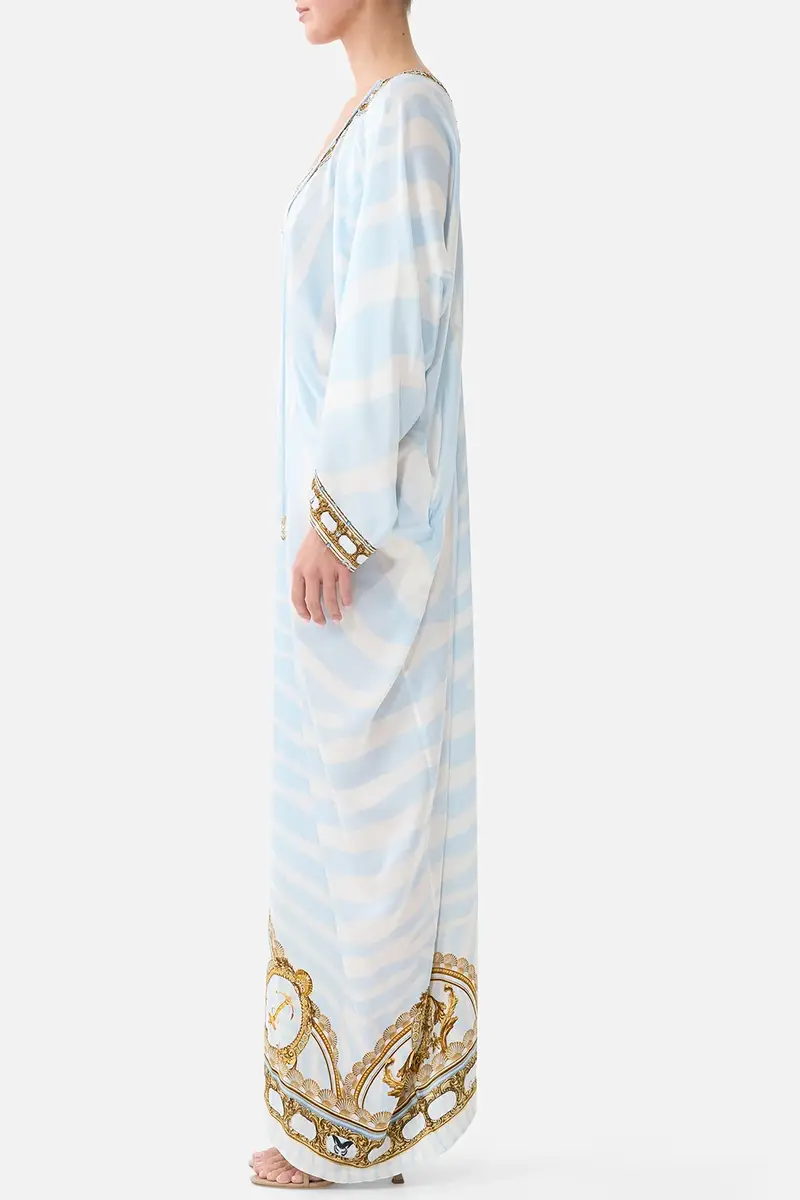 Camilla Draped Kaftan Maxi Dress | Thumbnail 3