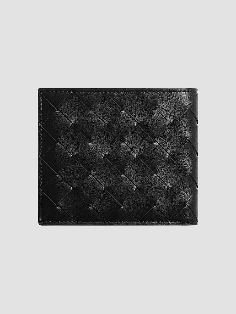 Bottega Veneta Men's Intrecciato Leather & Hardware Bifold Wallet | Thumbnail 3 Bottega Veneta Men's Intrecciato Leather & Hardware Bifold Wallet | Thumbnail 3