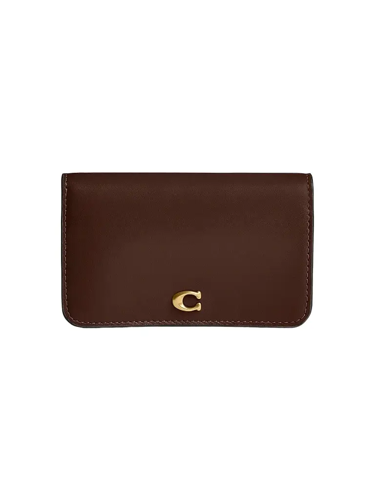 Women's Essential Slim Leather Card Case Women's Essential Slim Leather Card Case