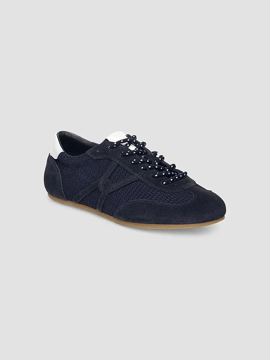 Veronica Beard Women's Riviera Mesh & Suede Sneakers | Thumbnail 2