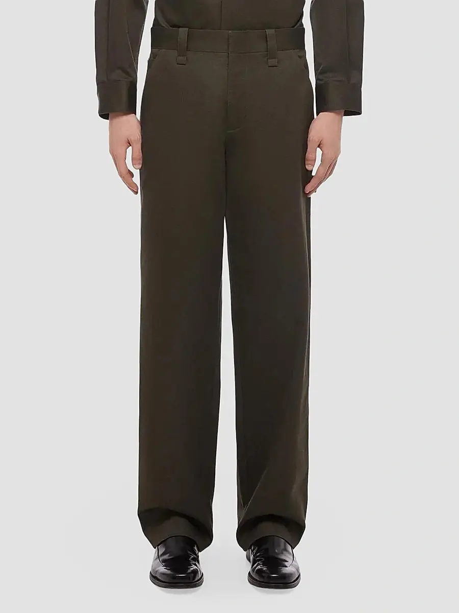 Helmut Lang Men's Cotton Twill Relaxed-Fit Chino Pants | Thumbnail 3 Helmut Lang Men's Cotton Twill Relaxed-Fit Chino Pants | Thumbnail 3