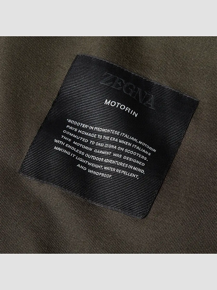 Zegna Men's Microfiber Motorin 100CC Blouson Jacket | Thumbnail 5 Zegna Men's Microfiber Motorin 100CC Blouson Jacket | Thumbnail 5