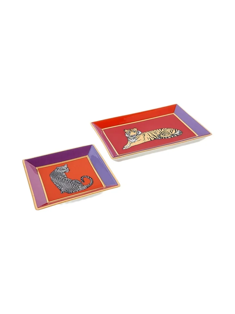 Jonathan Adler Safari Porcelain Rectangle Tray