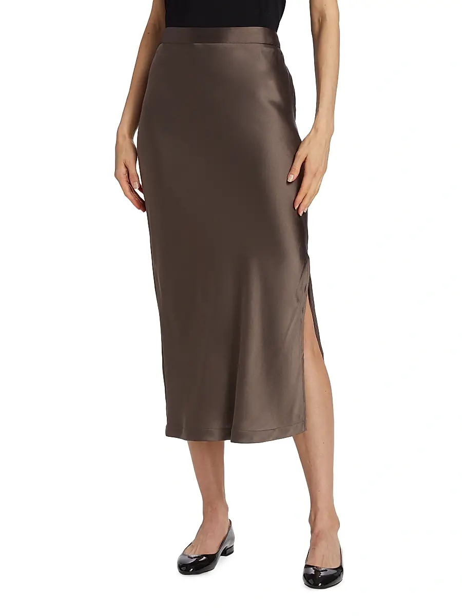 TWP Women's Blythe Silk Midi-Skirt | Thumbnail 3 TWP Women's Blythe Silk Midi-Skirt | Thumbnail 3
