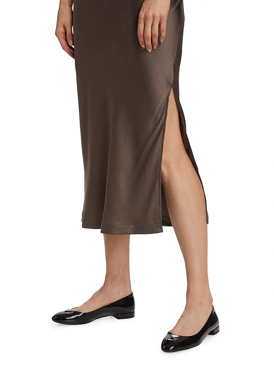 TWP Women's Blythe Silk Midi-Skirt | Thumbnail 6 TWP Women's Blythe Silk Midi-Skirt | Thumbnail 6