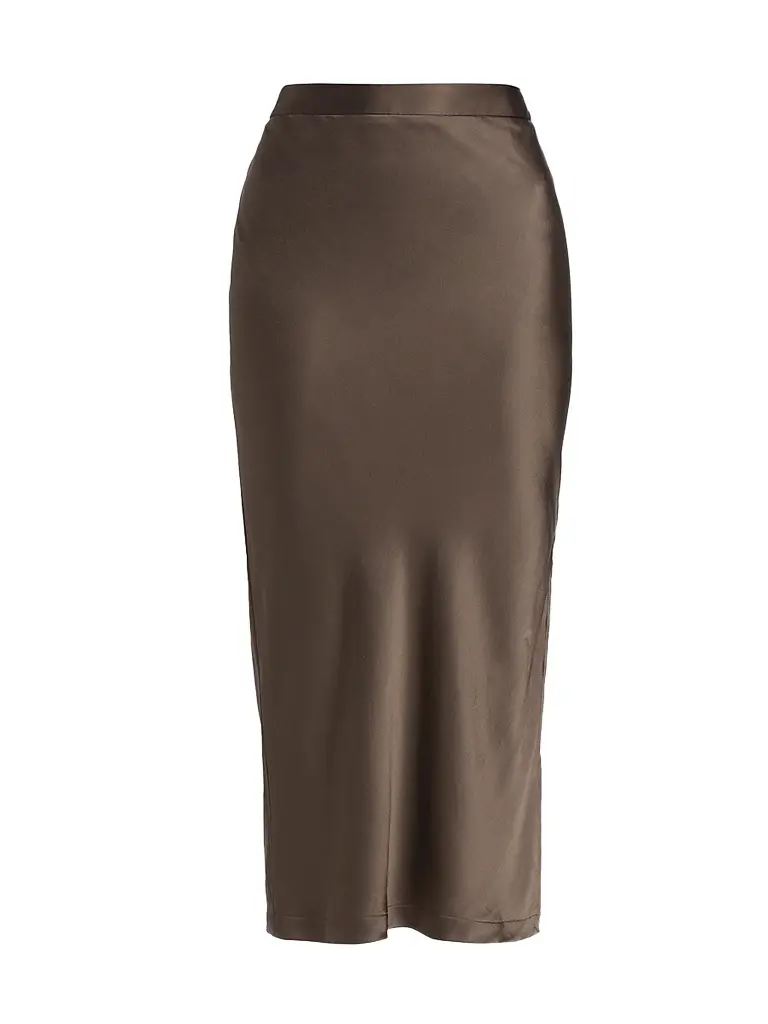TWP Women's Blythe Silk Midi-Skirt