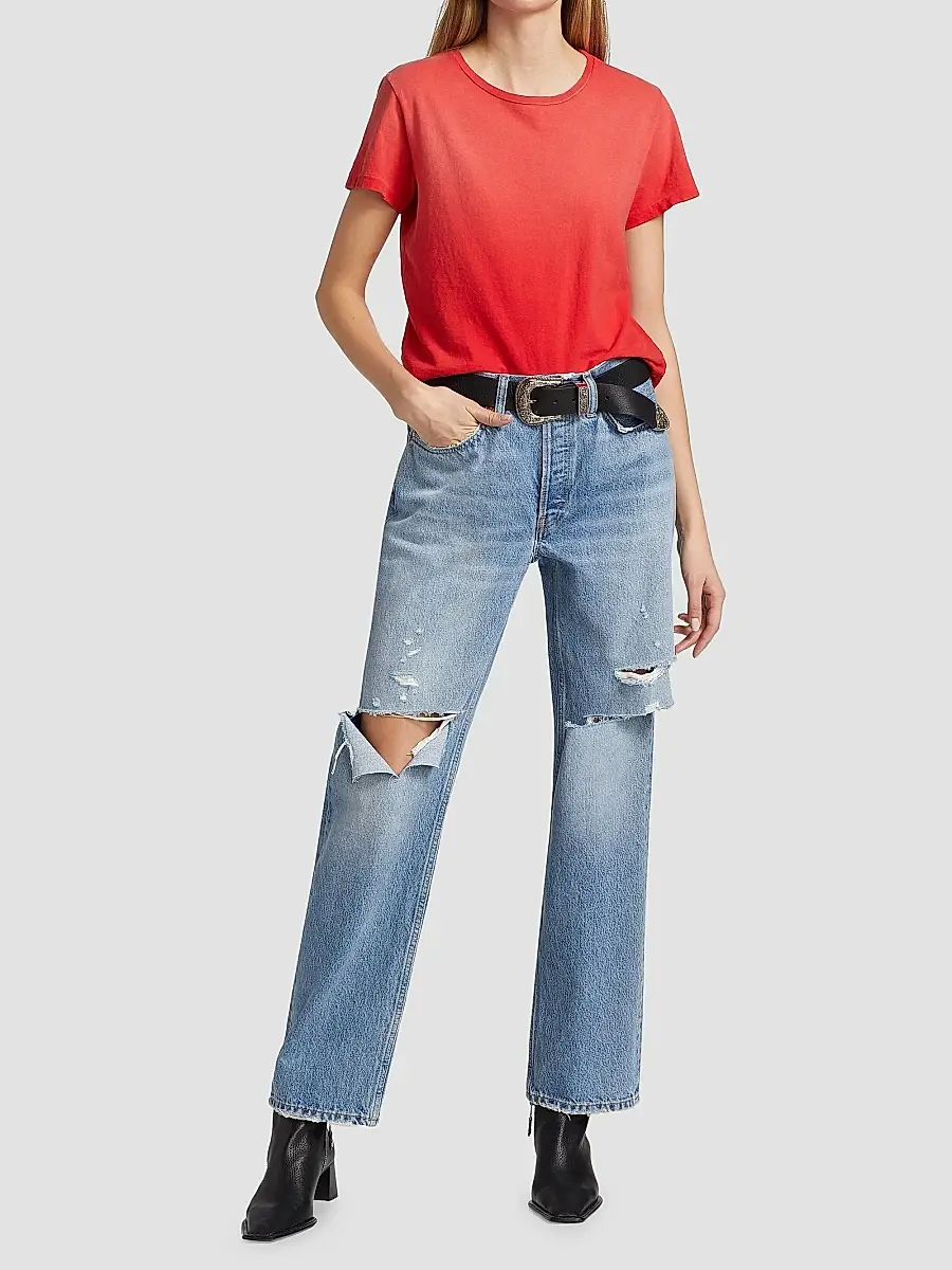 RE/DONE Women's 90s Comfy High-Rise Jeans | Thumbnail 2 RE/DONE Women's 90s Comfy High-Rise Jeans | Thumbnail 2