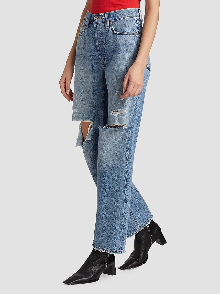 RE/DONE Women's 90s Comfy High-Rise Jeans | Thumbnail 4 RE/DONE Women's 90s Comfy High-Rise Jeans | Thumbnail 4