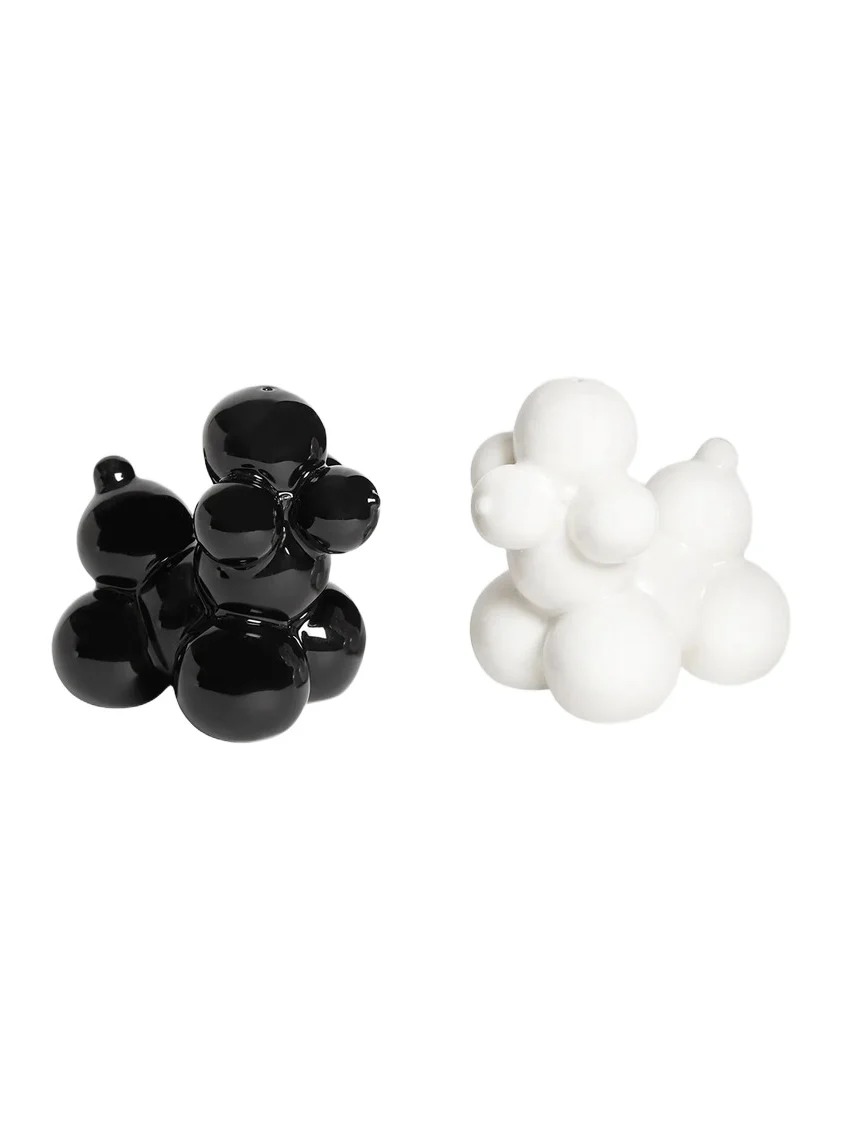 Jonathan Adler Poodle Salt & Pepper Shakers - Black