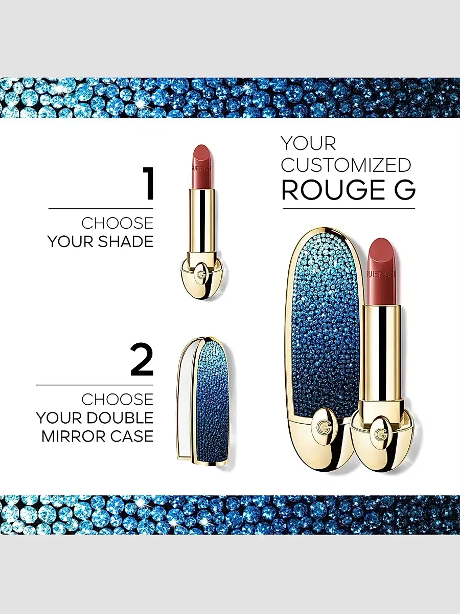 Guerlain L'Heure Bleue Rouge G Customizable Lipstick Case | Thumbnail 2 Guerlain L'Heure Bleue Rouge G Customizable Lipstick Case | Thumbnail 2