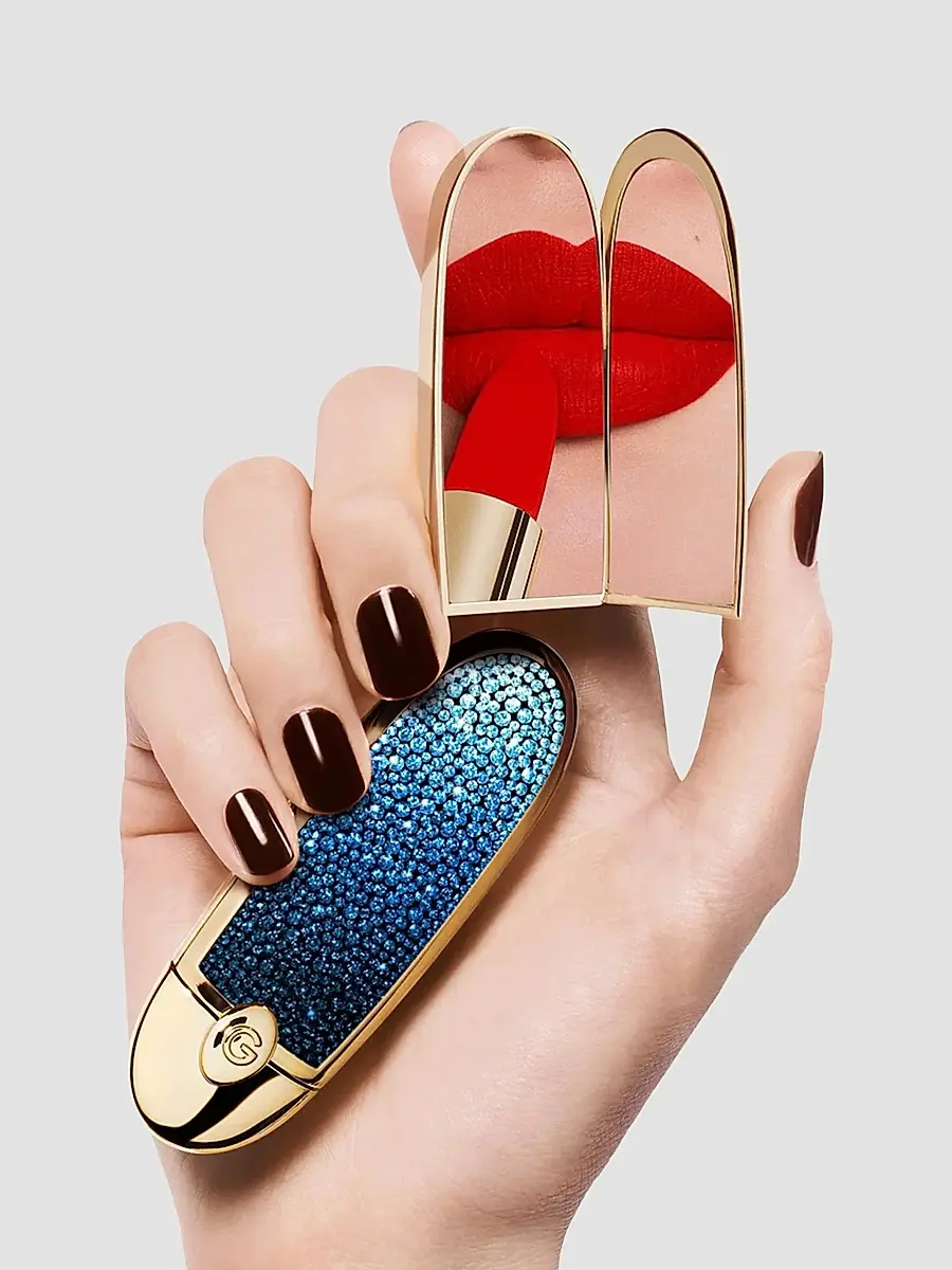 Guerlain L'Heure Bleue Rouge G Customizable Lipstick Case | Thumbnail 4 Guerlain L'Heure Bleue Rouge G Customizable Lipstick Case | Thumbnail 4