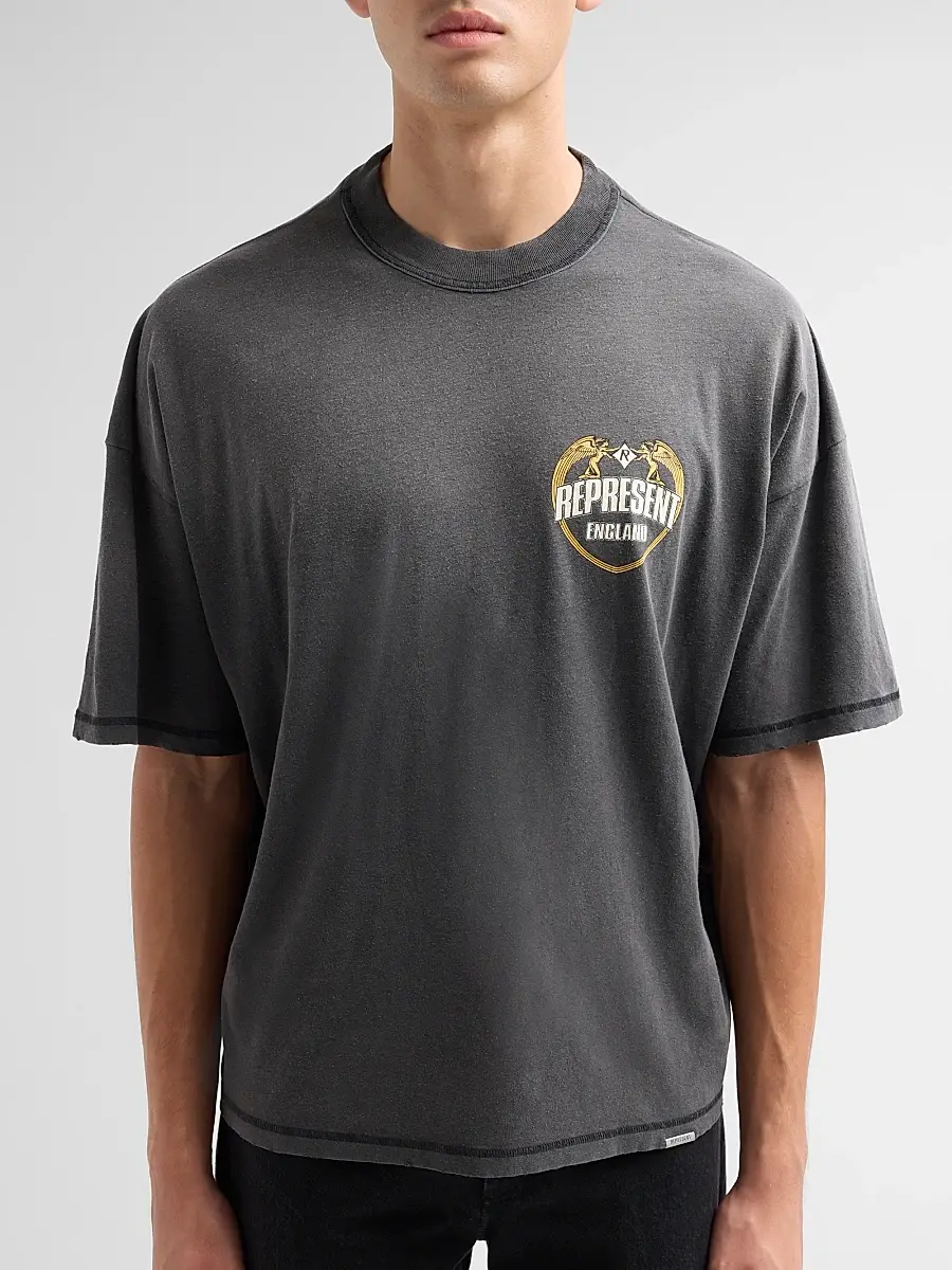 Represent Men's Legacy Angel Border Logo T-Shirt | Thumbnail 5 Represent Men's Legacy Angel Border Logo T-Shirt | Thumbnail 5