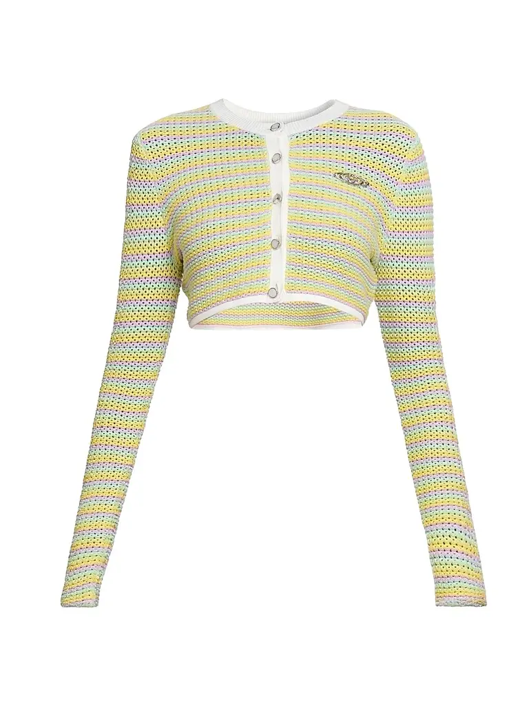 Women's Bourgeois Striped Crop Cardigan Women's Bourgeois Striped Crop Cardigan