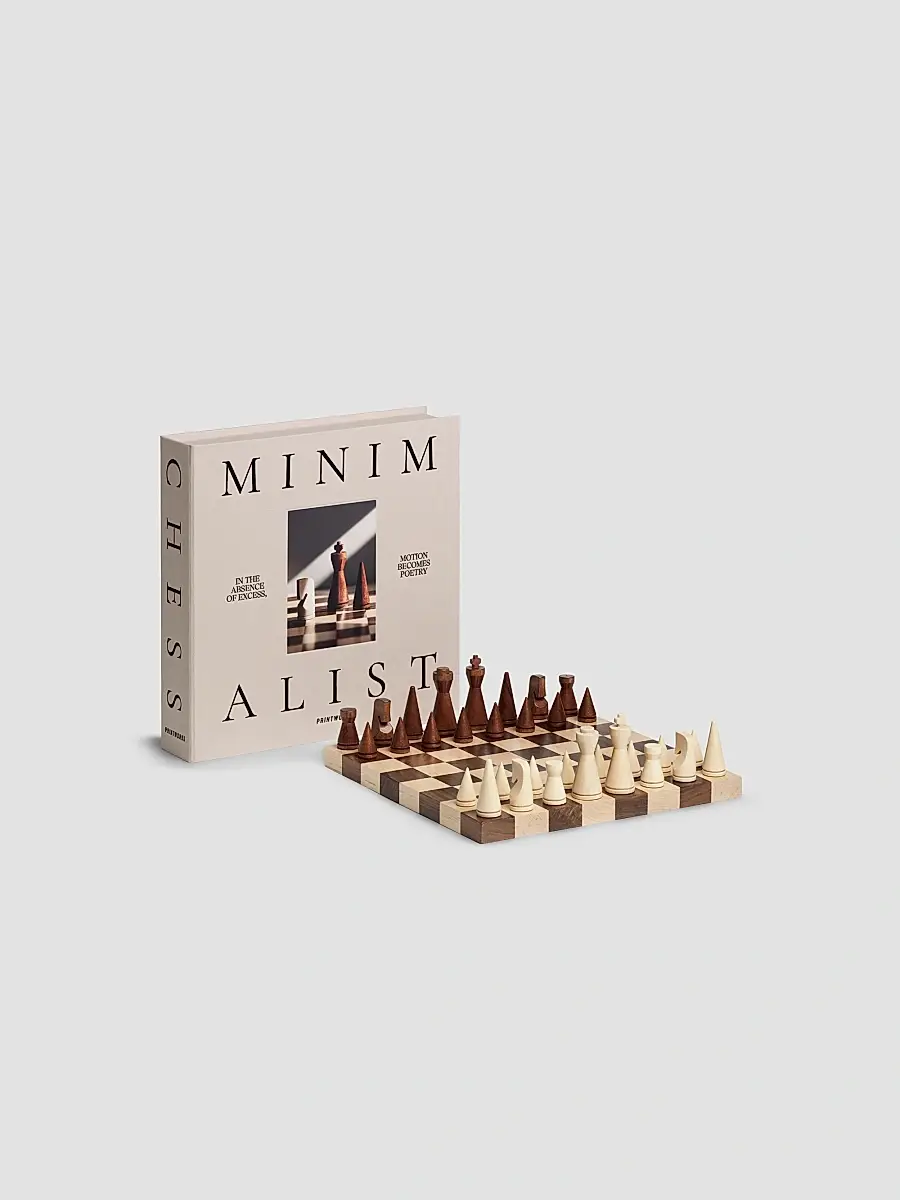 Printworks Minimalist Wood Chess Set | Thumbnail 4 Printworks Minimalist Wood Chess Set | Thumbnail 4