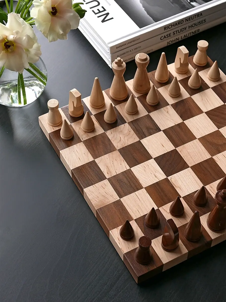 Printworks Minimalist Wood Chess Set | Thumbnail 8 Printworks Minimalist Wood Chess Set | Thumbnail 8
