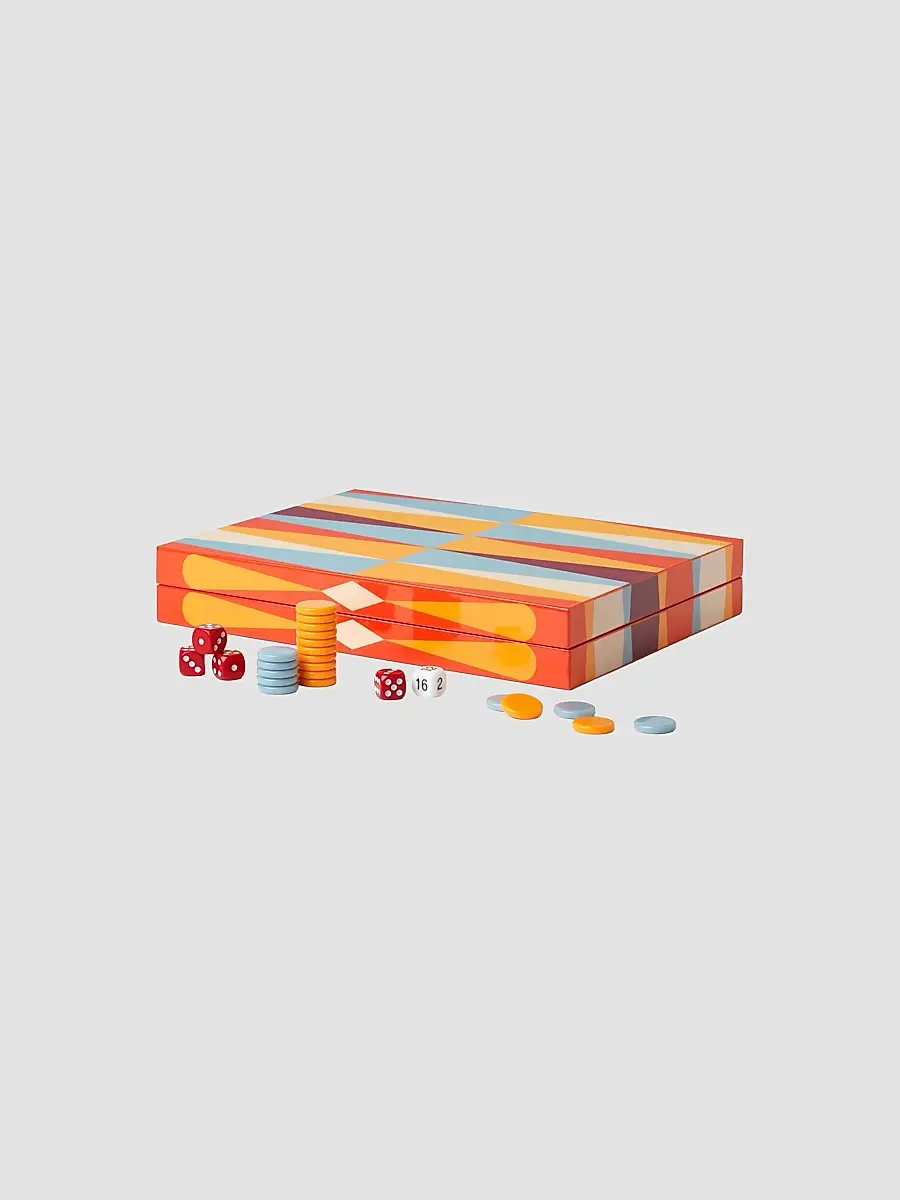 Printworks Geometric Lacquered Backgammon Set | Thumbnail 3