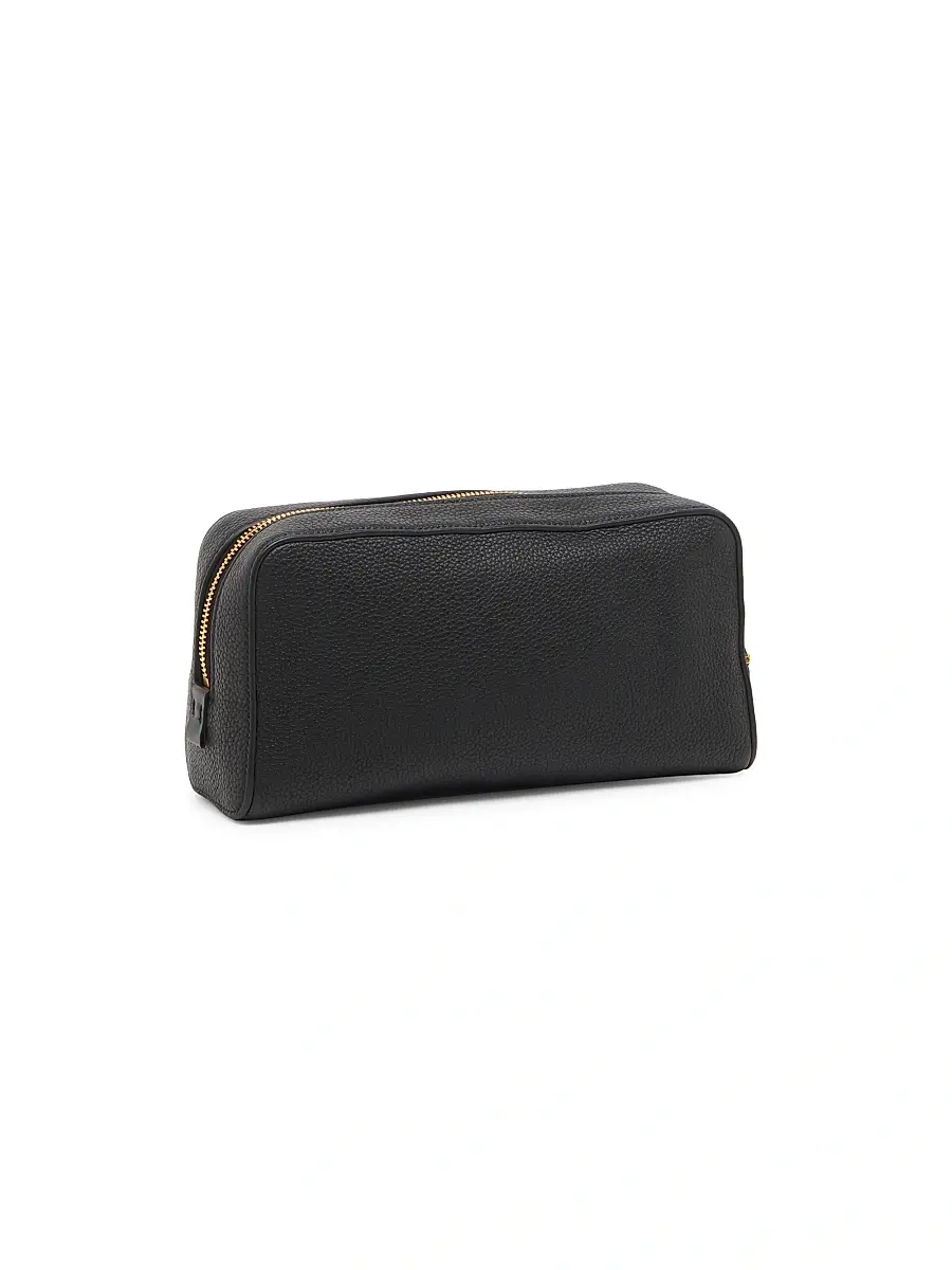 Tom Ford Unisex Soft Grain Leather Smart Toiletry Case | Thumbnail 4