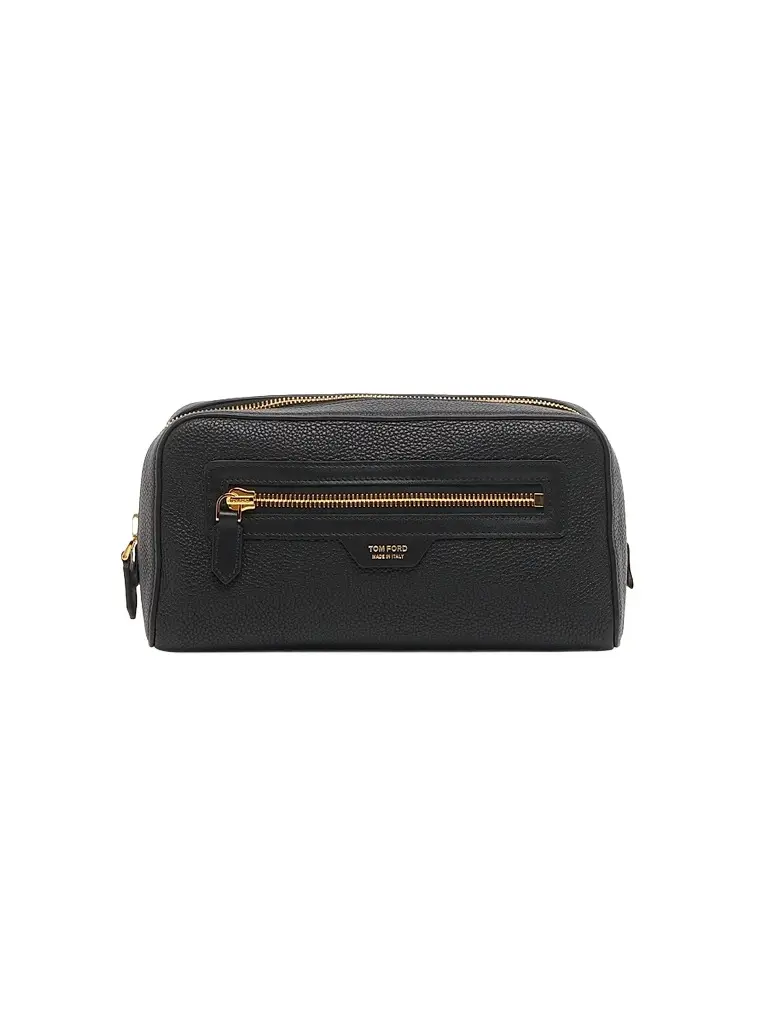 Tom Ford Unisex Soft Grain Leather Smart Toiletry Case
