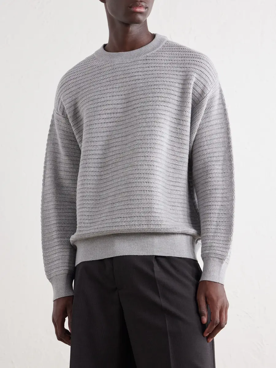Frescobol Carioca Jardim Merino Wool Sweater - Men | Thumbnail 3 Frescobol Carioca Jardim Merino Wool Sweater - Men | Thumbnail 3